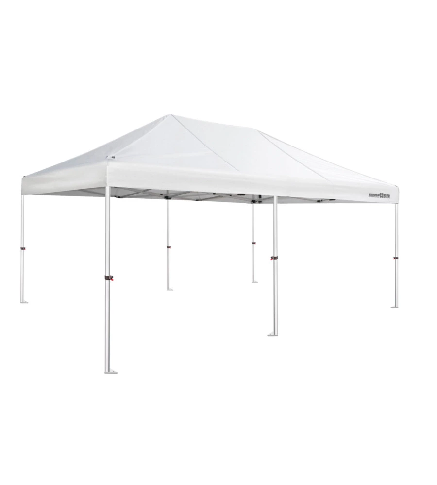 GAZEBO DA CAMPEGGIO BRUNNER "ZEBO ENJOY PRO" IN ALLUMINIO E POLIESTERE BIANCO 3X6 M