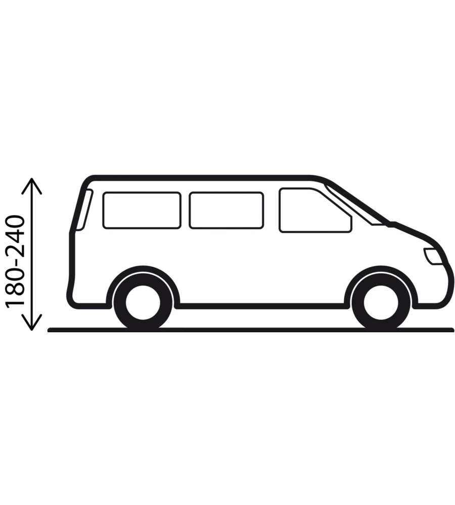 TENDA DA CAMPEGGIO PER VAN BRUNNER "ADVANTOURER" 440X350X230 CM