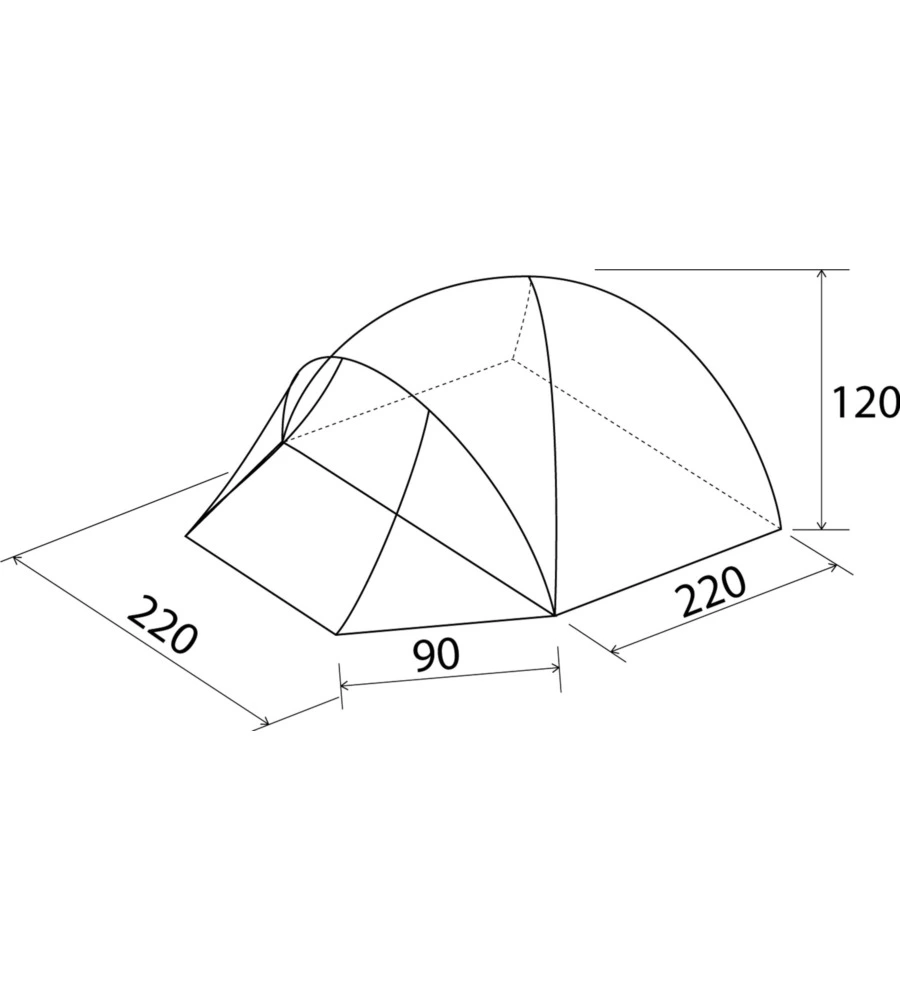TENDA DA CAMPEGGIO AUTOMATICA BRUNNER "BLITZ 3 AUTOMATIC"