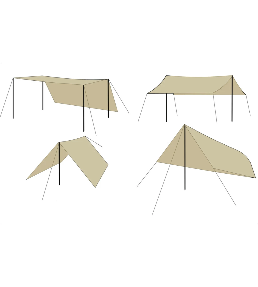 PARASOLE PER ESTERNO BRUNNER "SUNNY UV" 3X3 M