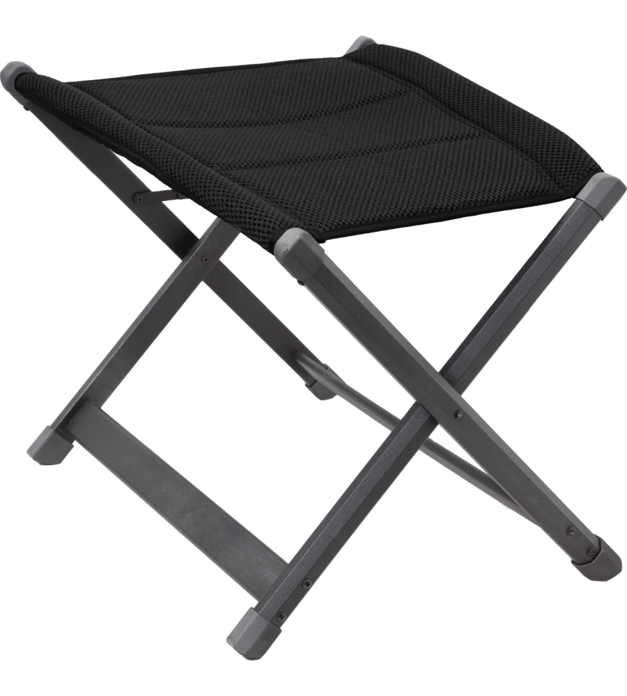 POGGIAPIEDI AUTOPORTANTE BRUNNER "REBEL STANDALONE FOOTREST" IN ALLUMINIO E 3DURAFEEL ANTRACITE 61X49X49 CM