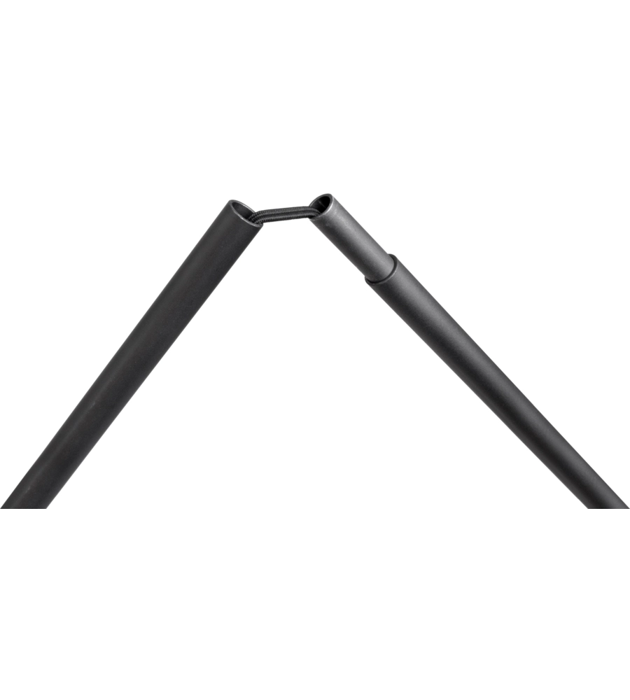 SEDIA DA CAMPEGGIO BRUNNER "ORBIT CHAIR L" IN ALLUMINIO E POLIESTERE GRIGIO E NERO 55X42X40/75 CM