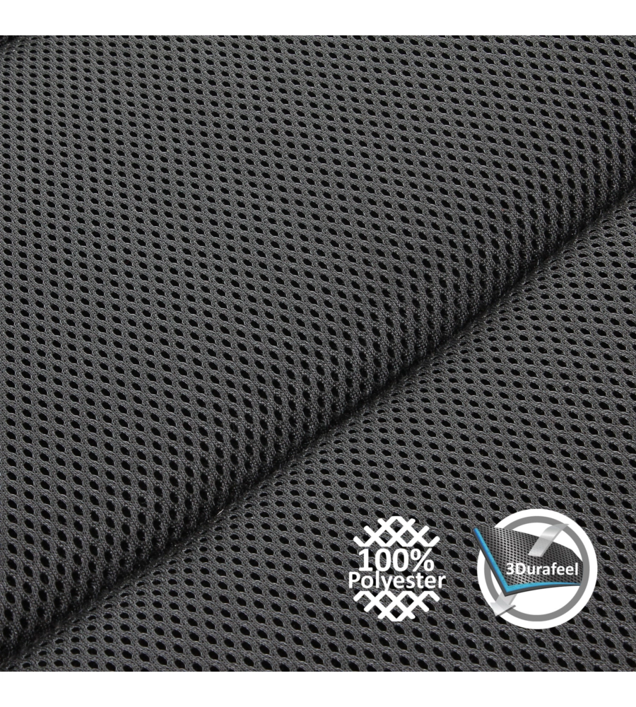 SEDIA DA CAMPEGGIO RECLINABILE BRUNNER "SKYE 3D" IN ALLUMINIO E 3DURAFEEL NERO 47X41X122 CM