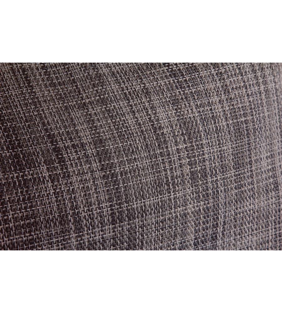 POGGIAPIEDI BRUNNER "SKYE FOOTREST"  IN ALLUMINIO E SYNTEX PLUS GRIGIO SCURO 47X72X51/43 CM