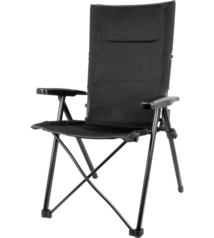 SEDIA DA CAMPEGGIO RECLINABILE BRUNNER "ARAVEL DYNAFOLD" IN POLIESTERE 51,5X46X110 CM