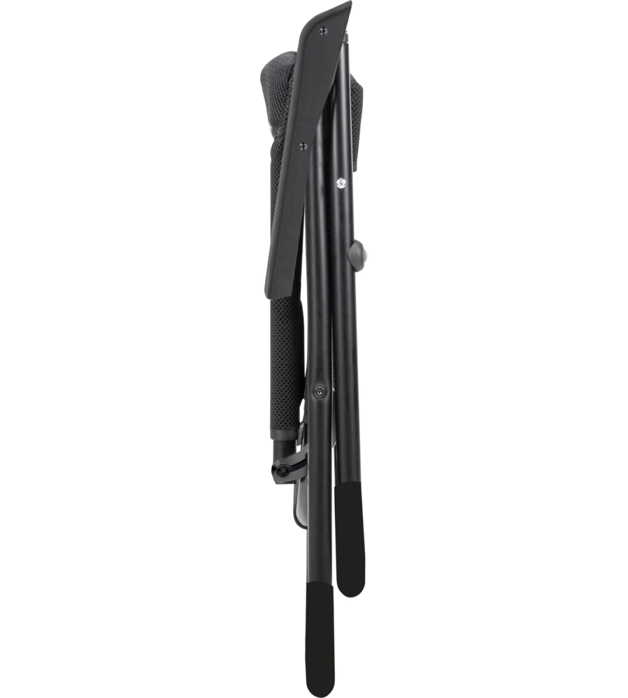 SEDIA DA CAMPEGGIO "ARAVEL VANCHAIR" IN ALLUMINIO E 3DURAFEEL NERO 48X37X82 CM