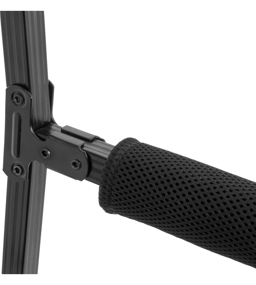 SEDIA DA CAMPEGGIO BRUNNER "ARAVEL DIRECTOR" IN ALLUMINIO E 3DURAFEEL NERO 45X35X48/87,2 CM