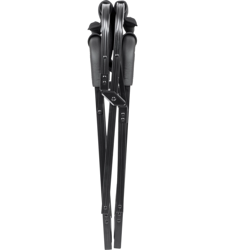 SEDIA DA CAMPEGGIO BRUNNER "ARAVEL DIRECTOR" IN ALLUMINIO E 3DURAFEEL NERO 45X35X48/87,2 CM