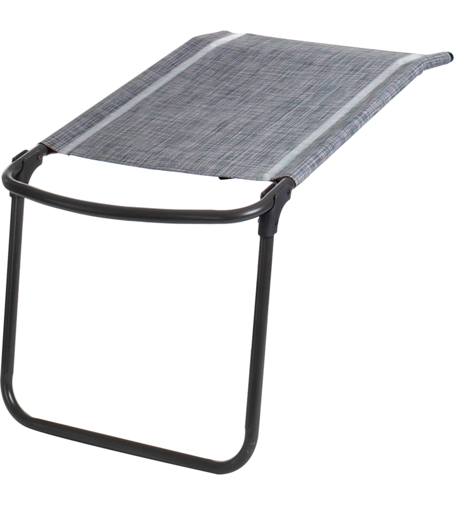 POGGIAPIEDI BRUNNER "ARAVEL FOOTREST" IN ALLUMINIO E SYNTEX PLUS GRIGIO SCURO 48X75 CM