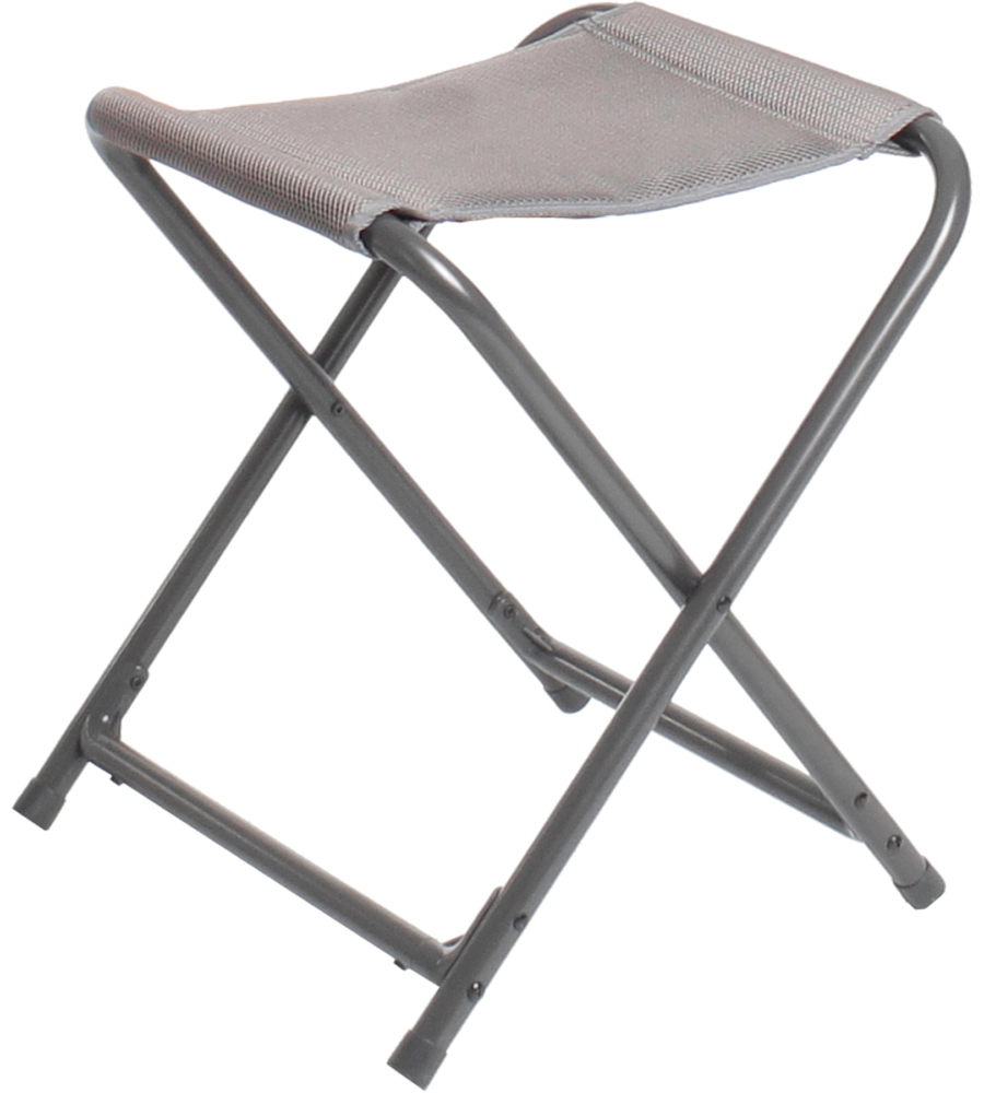 SGABELLO BRUNNER "ARAVEL 3D STOOL" IN ALLUMINIO E 3DURAFEEL GRIGIO CHIARO 27X40X45 CM