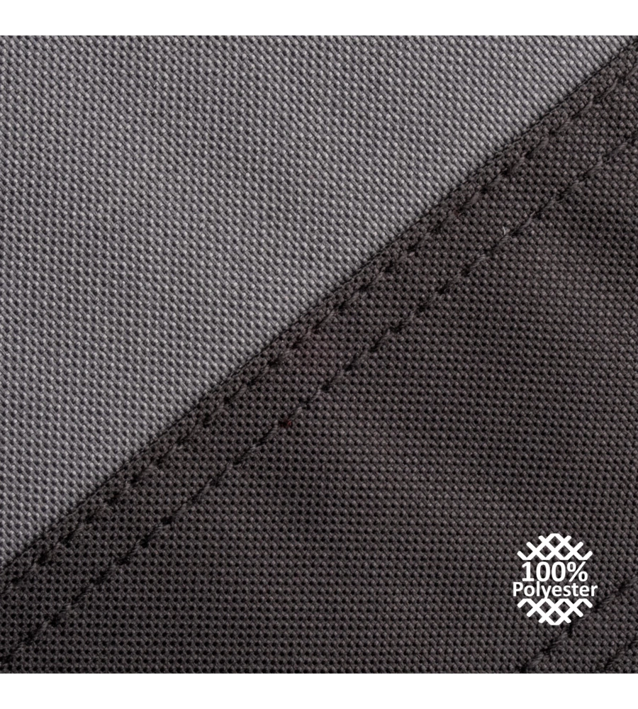 SEDIA DA CAMPEGGIO BRUNNER "ONE SHOT" IN ALLUMINIO E POLIESTERE GRIGIO E NERO 56X45,5X46/81 CM
