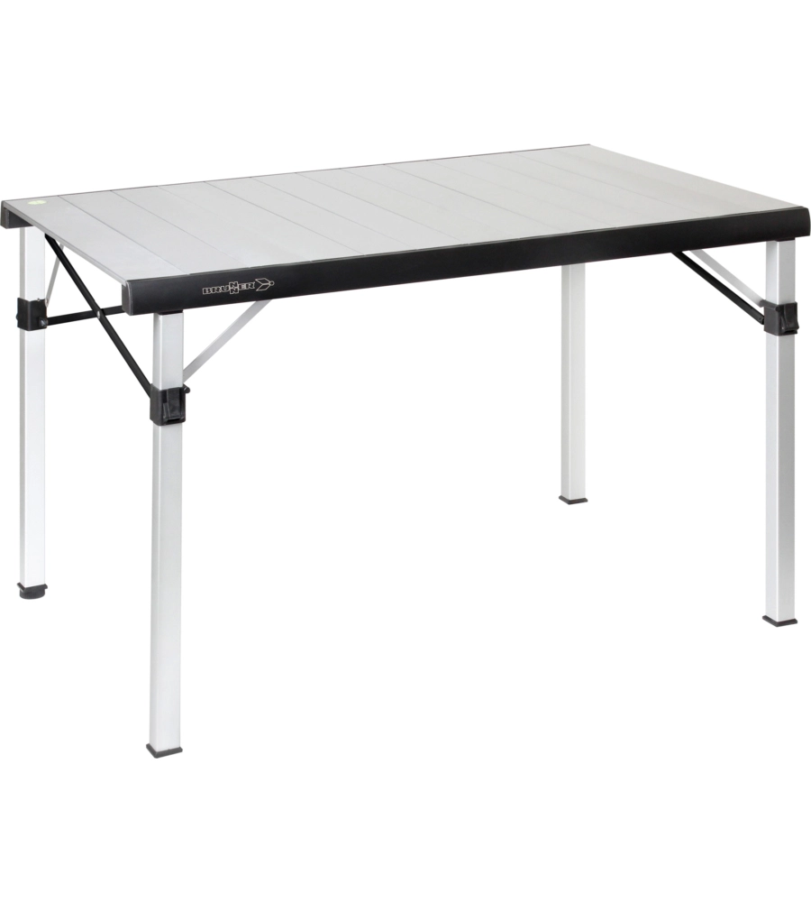 TAVOLO PIEGHEVOLE DA CAMPEGGIO BRUNNER "TITANIUM QUADRA 4 NG" IN ALLUMINIO 120,5X70X72 CM