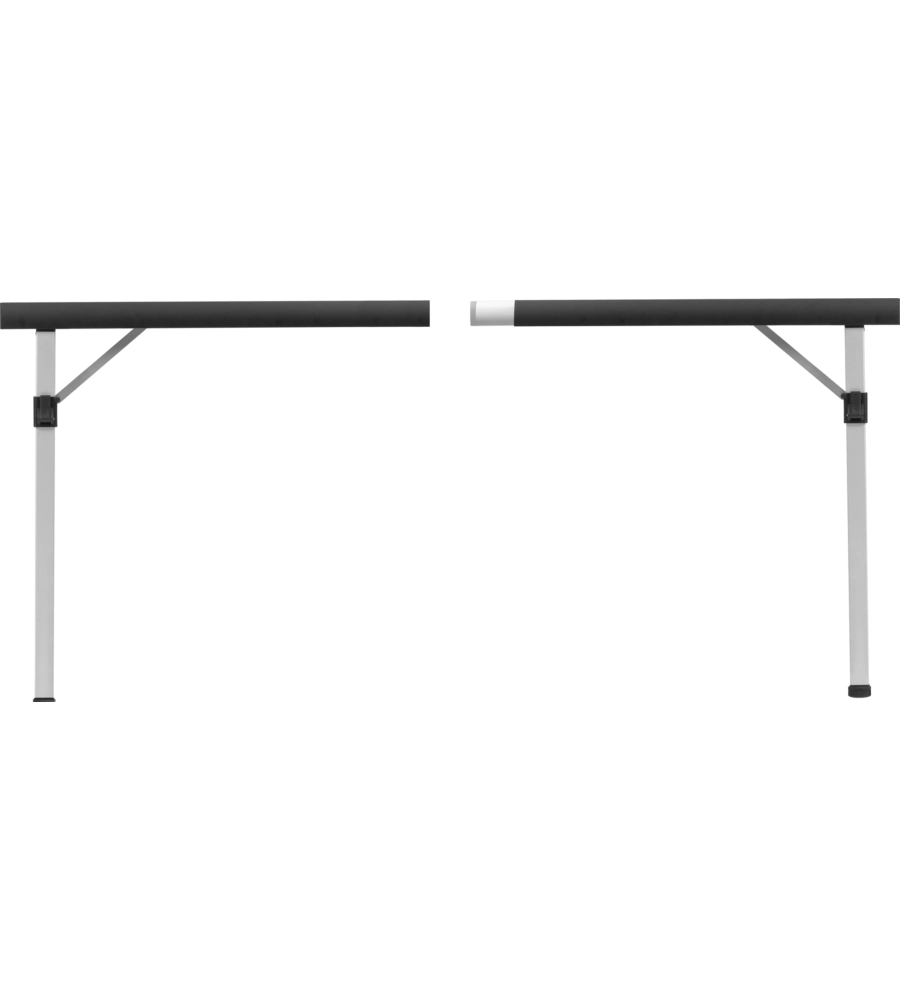 TAVOLO PIEGHEVOLE DA CAMPEGGIO BRUNNER "TITANIUM QUADRA COMPACK 4" IN ALLUMINIO 120,5X70X72 CM