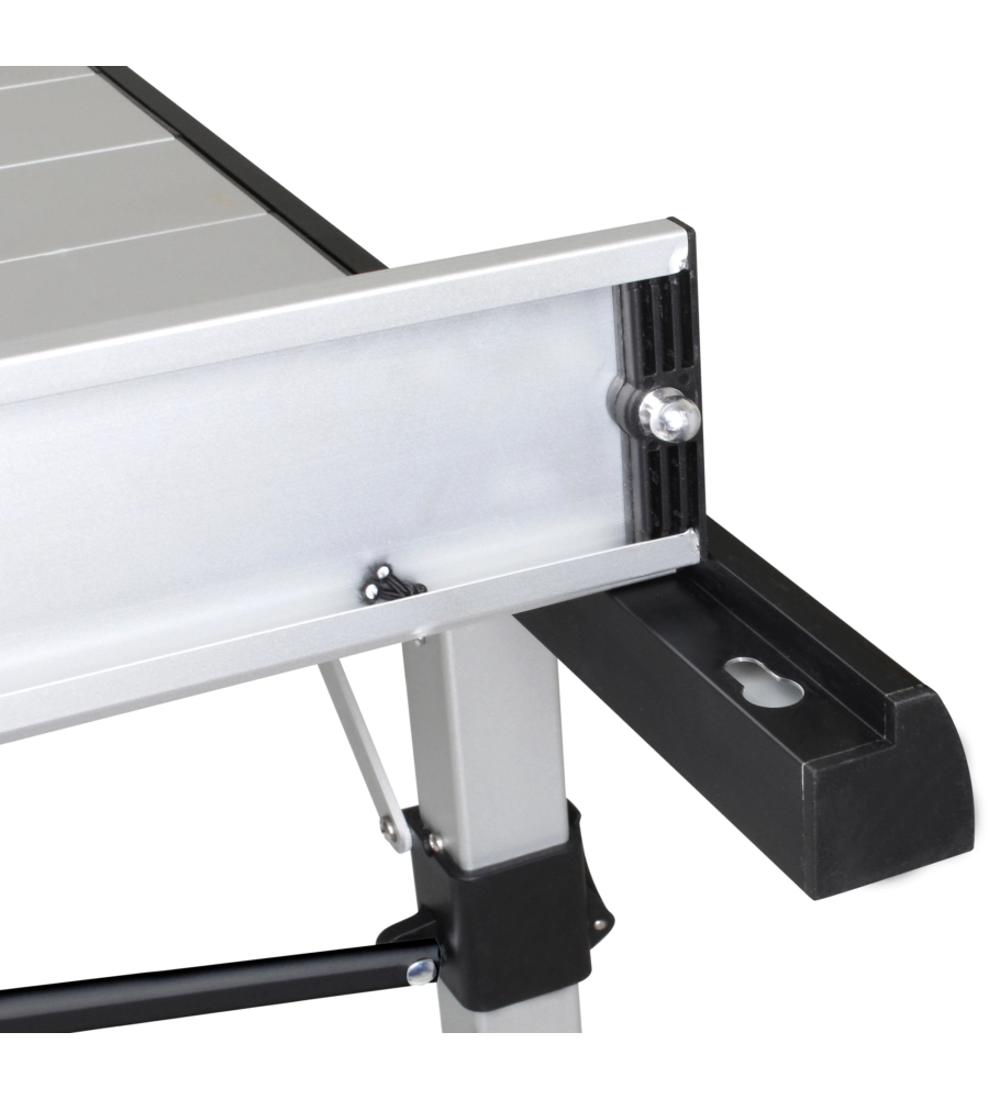 TAVOLO PIEGHEVOLE DA CAMPEGGIO BRUNNER "TITANIUM QUADRA COMPACK 4" IN ALLUMINIO 120,5X70X72 CM