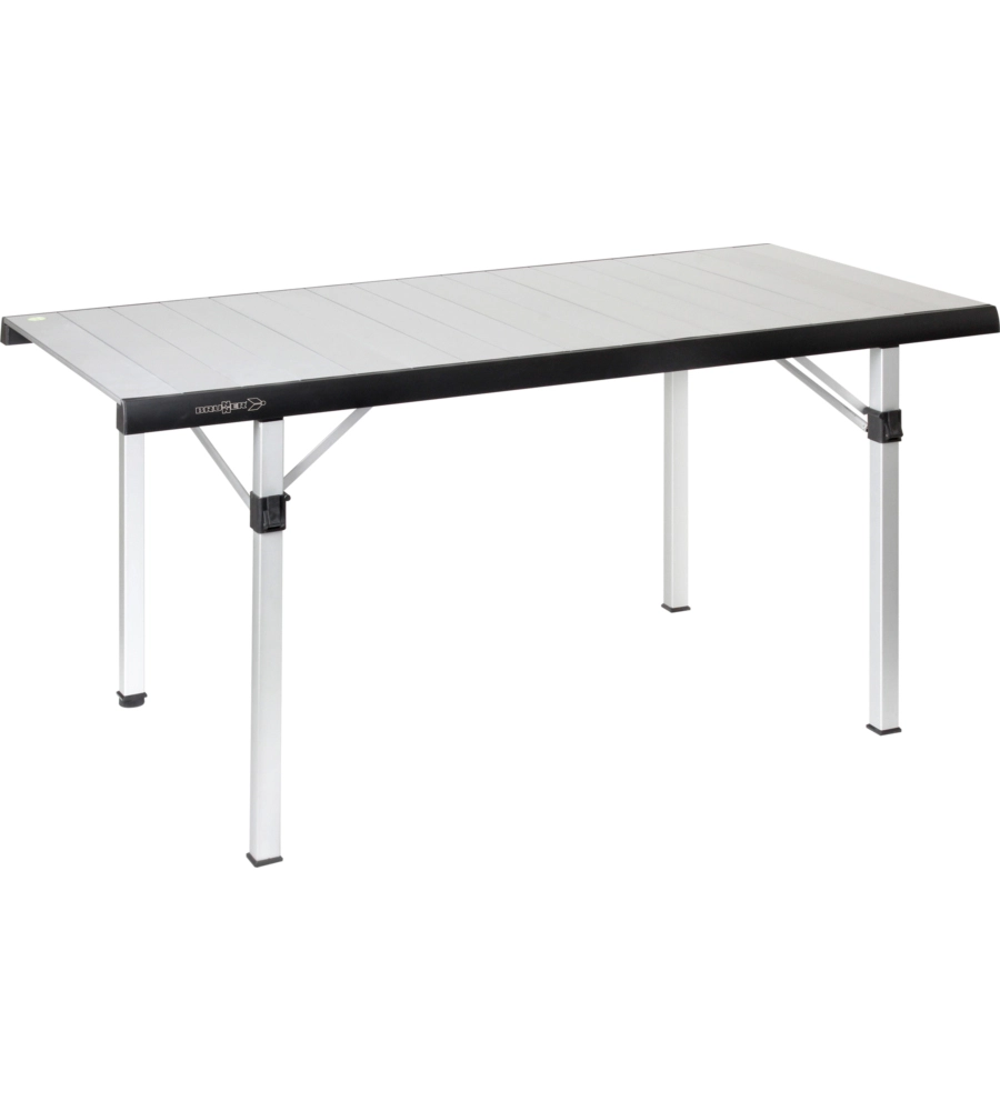 TAVOLO PIEGHEVOLE DA CAMPEGGIO BRUNNER "TITANIUM QUADRA 6 NG" IN ALLUMINIO 146X70X72,5 CM