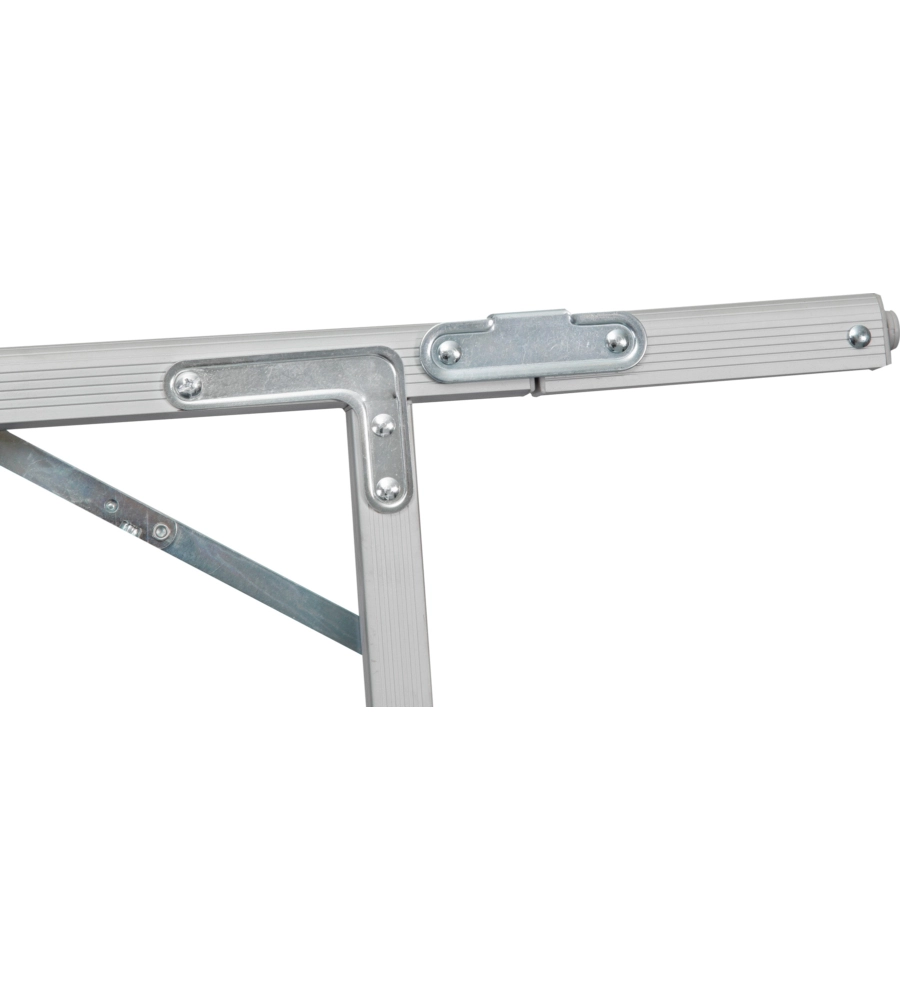 TAVOLO PIEGHEVOLE DA CAMPEGGIO BRUNNER "SILVER GAPLESS LEVEL 6" IN ALLUMINIO 140X81X70 CM