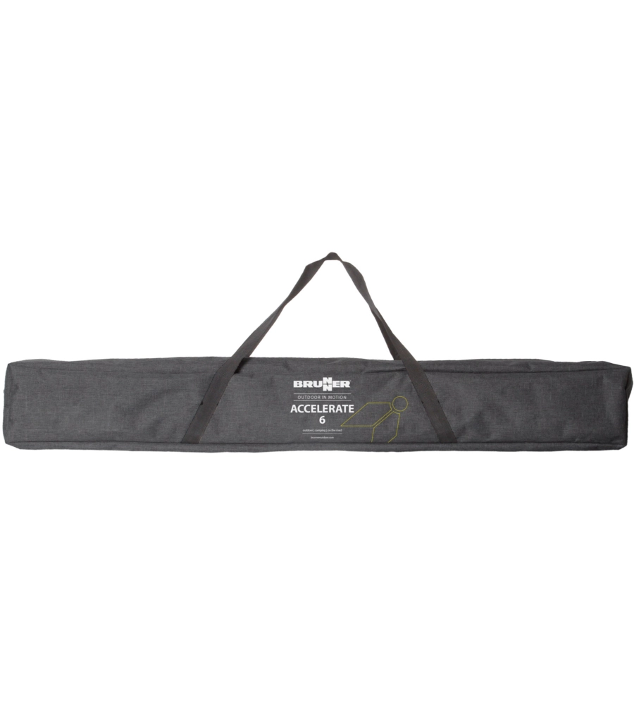 TAVOLO PIEGHEVOLE DA CAMPEGGIO BRUNNER "ACCELERATE 6" IN ALLUMINIO 146,5X80X71 CM