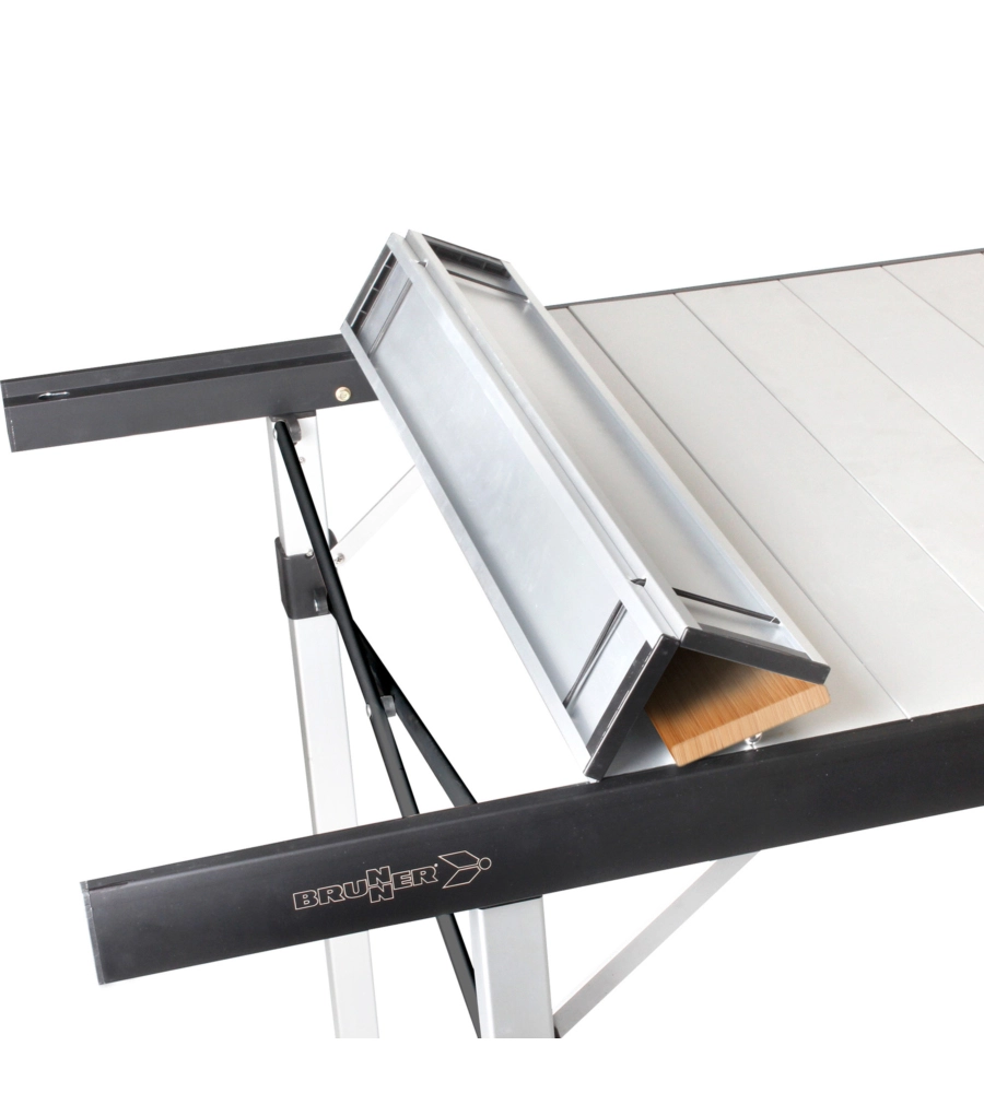 TAVOLO PIEGHEVOLE DA CAMPEGGIO BRUNNER "QUADRA TROPIC 4" IN ALLUMINIO 120,5X70X72 CM