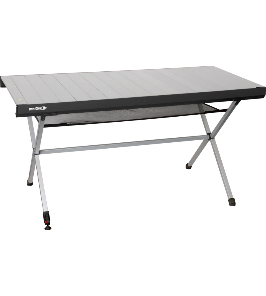 TAVOLO PIEGHEVOLE DA CAMPEGGIO BRUNNER "TITANIUM AXIA 6" IN ALLUMINIO 147X76X72 CM