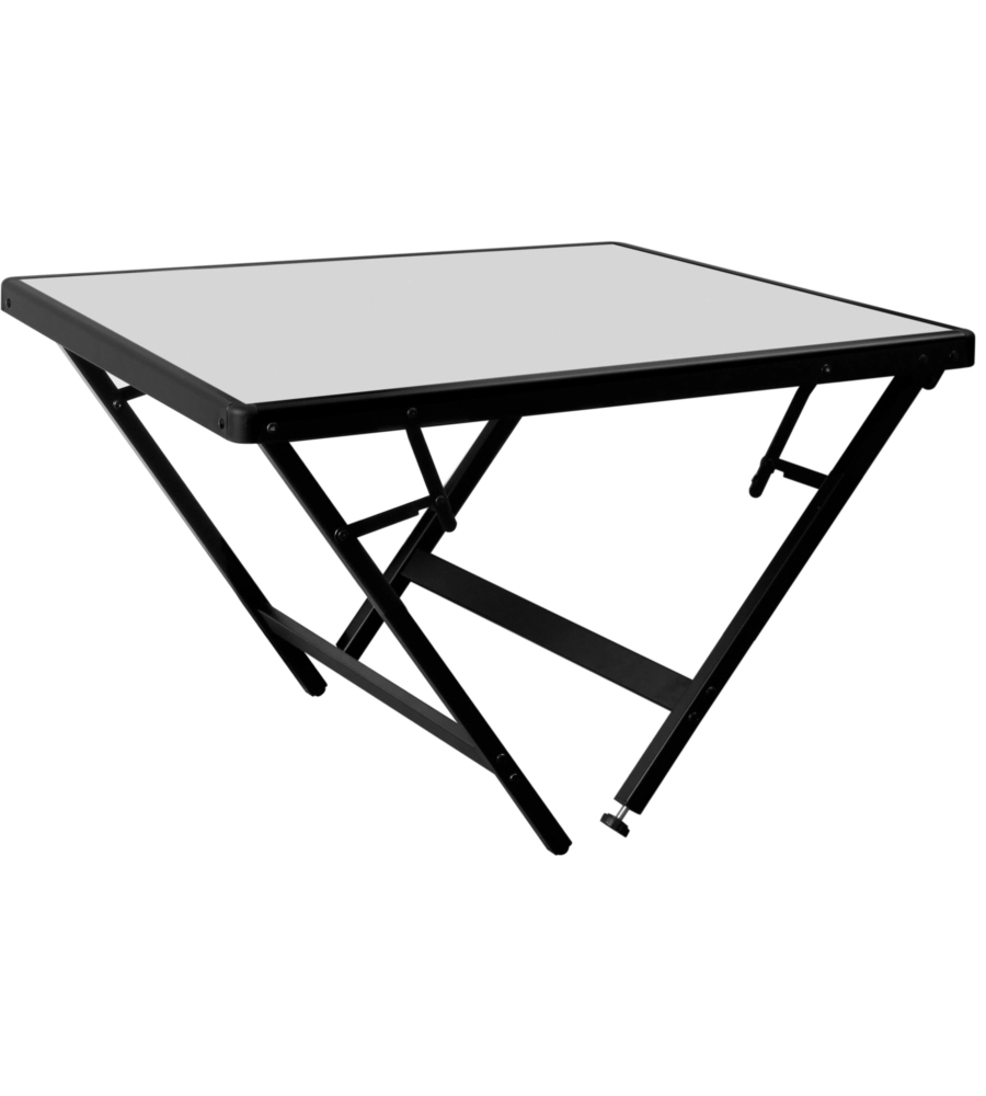 TAVOLO PIEGHEVOLE DA CAMPEGGIO BRUNNER "TORUN 4" IN ACCIAIO E ALLUMINIO 110X61,5X71 CM