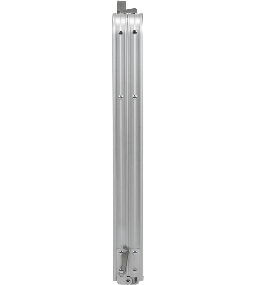 TAVOLO PIEGHEVOLE DA CAMPEGGIO BRUNNER "FLATPACK 4" IN ALLUMINIO GRIGIO 120X60X70 CM