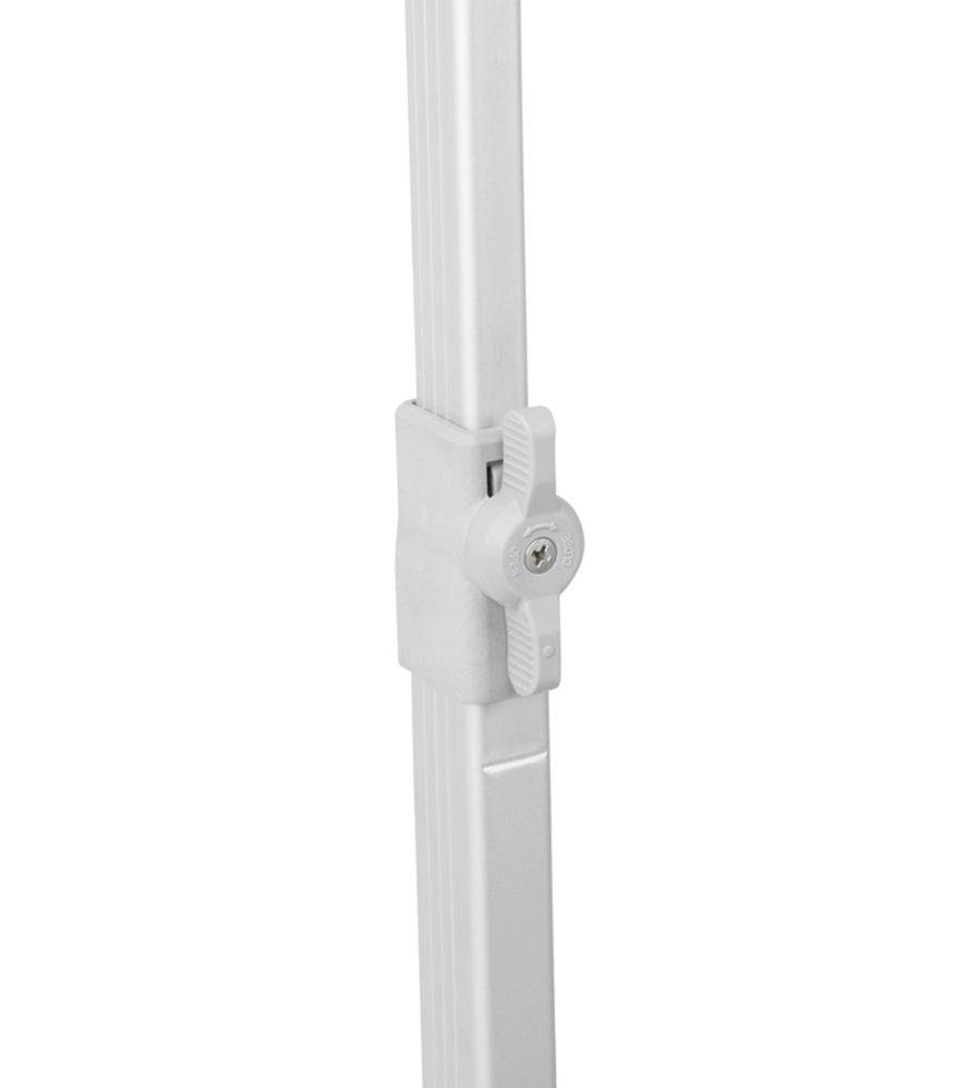 TAVOLO PIEGHEVOLE DA CAMPEGGIO BRUNNER "FLATPACK 4" IN ALLUMINIO GRIGIO 120X60X70 CM