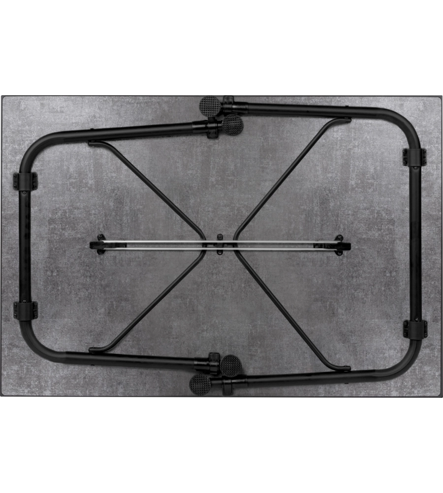 TAVOLO PIEGHEVOLE DA CAMPEGGIO BRUNNER "RECREO 100" IN ALLUMINIO E SEVELIT GRIGIO 100X68X70 CM