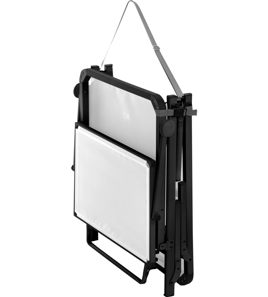 LETTINO PRENDISOLE RECLINABILE CON TETTUCCIO BRUNNER "MARBELLA HIGH" IN ALLUMINIO E SYNTEX PLUS BIANCO 198X64X48 CM