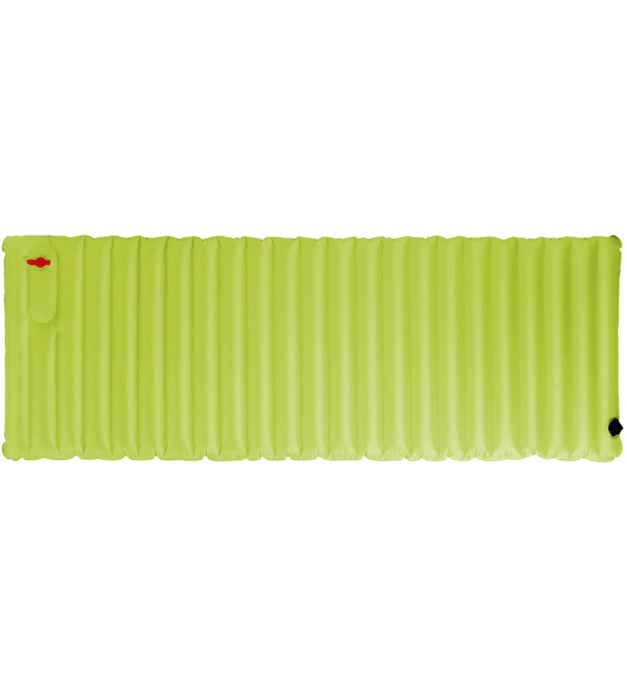 MATERASSO SINGOLO GONFIABILE DA CAMPEGGIO BRUNNER "ALVEOBED IP" GRIGIO E VERDE 220X75 CM