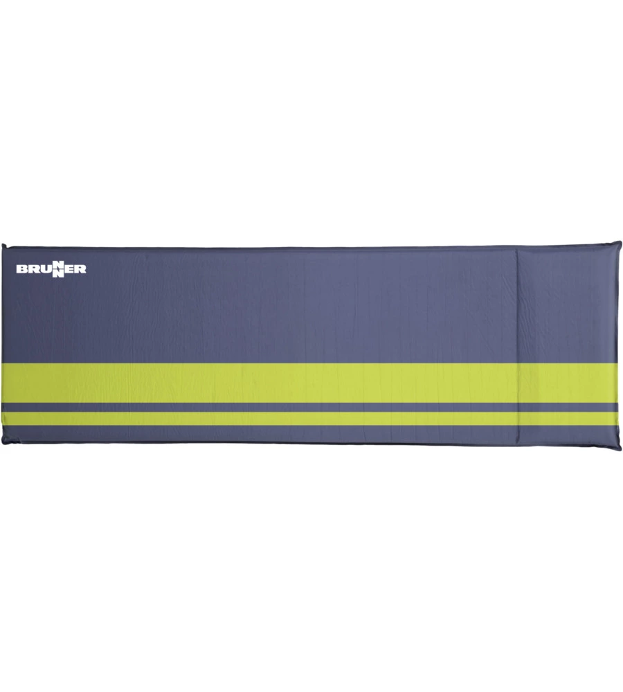 TERMOMATERASSO SINGOLO AUTOGONFIANTE DA CAMPEGGIO BRUNNER "ALVEOMATS 7 COMFORT" BLU 198X76X7 CM