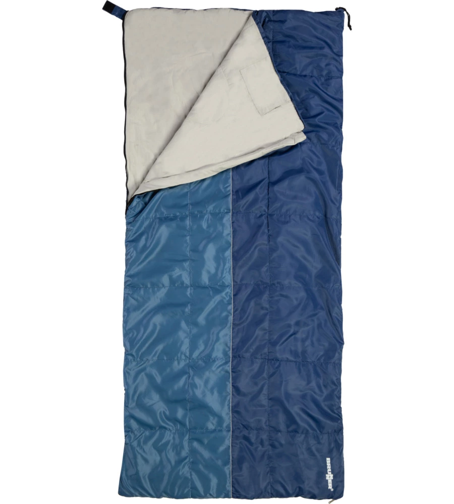 SACCO A PELO BRUNNER "HUSKY 300" IN FLANELLA BLU