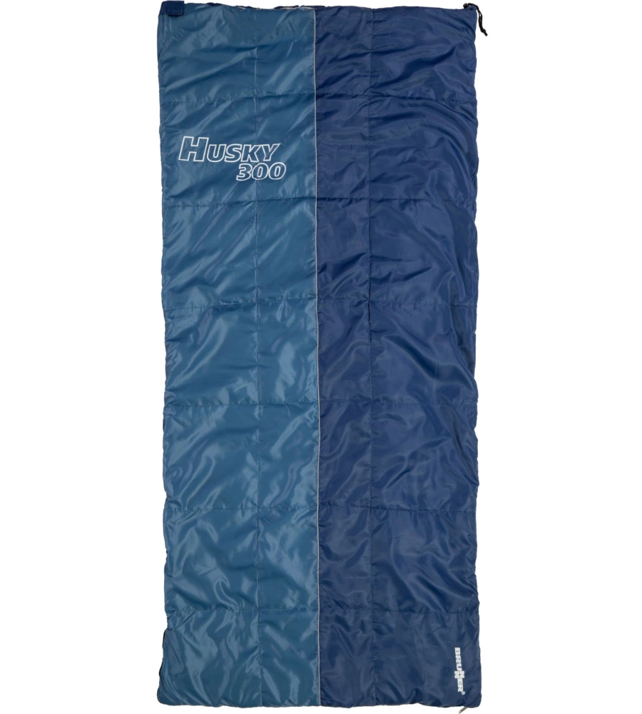 SACCO A PELO BRUNNER "HUSKY 300" IN FLANELLA BLU