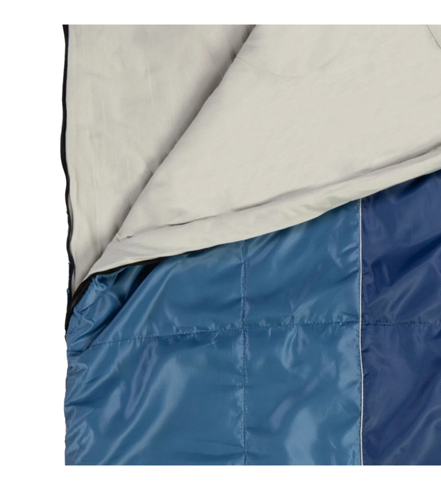 SACCO A PELO BRUNNER "HUSKY 300" IN FLANELLA BLU