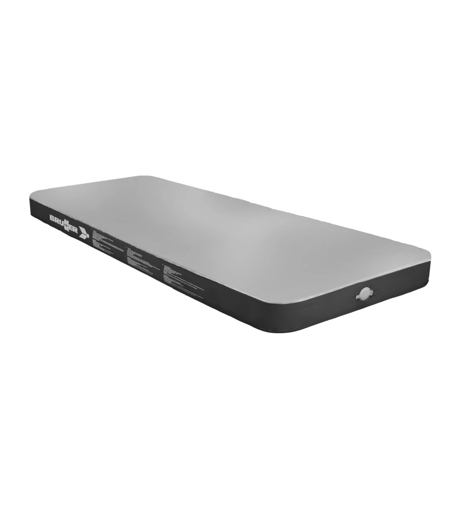 MATERASSO SINGOLO AUTOGONFIANTE DA CAMPEGGIO BRUNNER "SOMNI 3D" GRIGIO 200X76X10 CM
