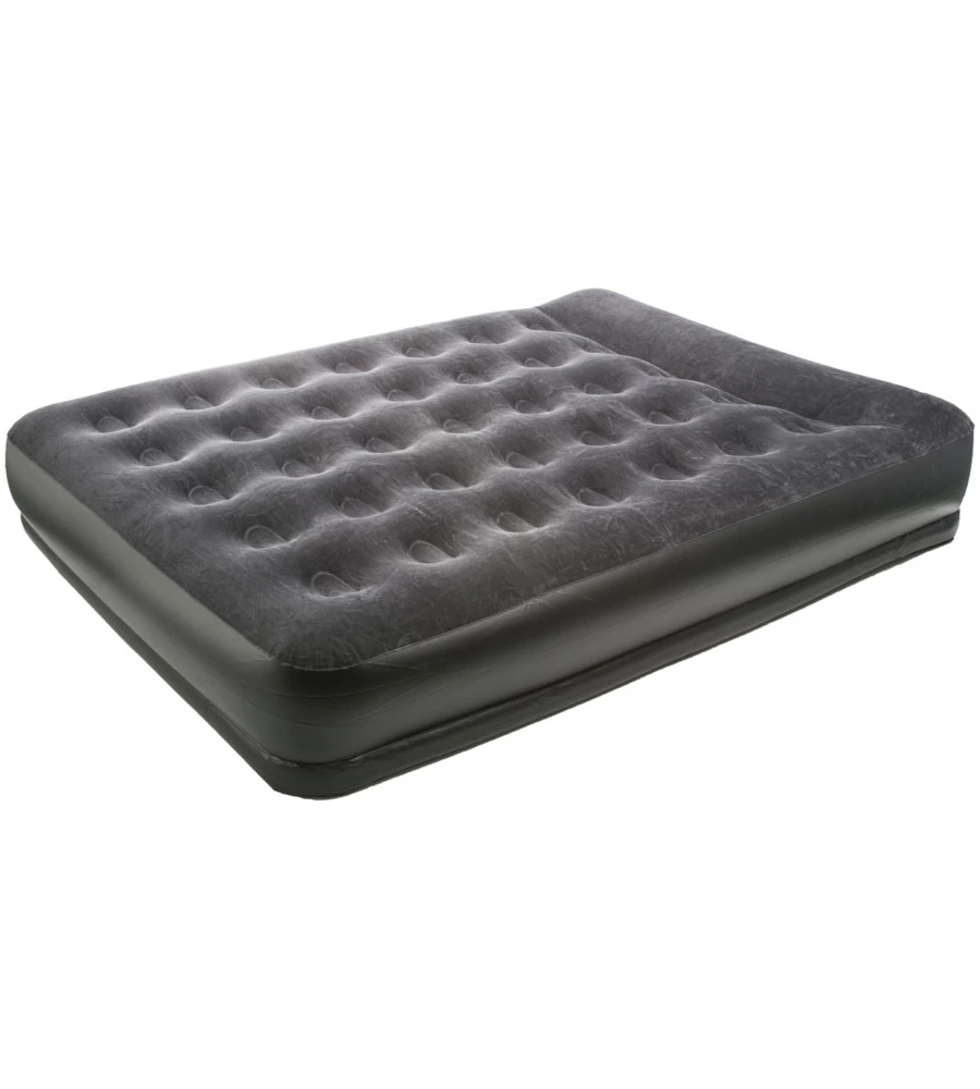 MATERASSO MATRIMONIALE GONFIABILE DA CAMPEGGIO BRUNNER "FLAIR JUMBO" NERO 203X157X38 CM
