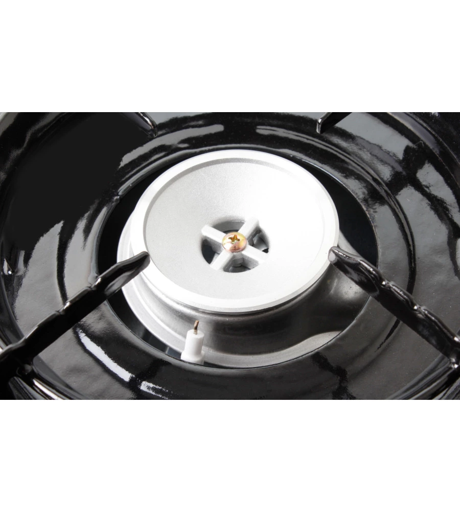 FORNELLO DA CAMPEGGIO A GAS BRUNNER "DEVIL" IN ACCIAIO INOX 1 FUOCO 37,2X28,6X12,5 CM