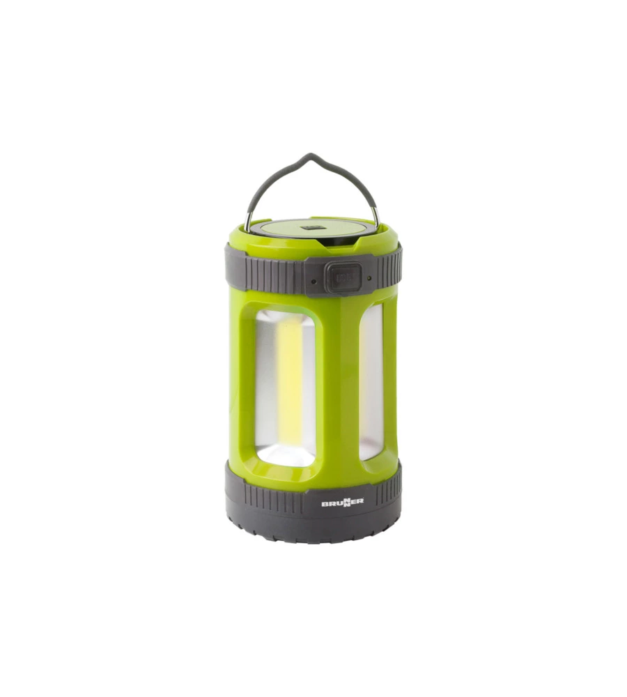 LANTERNA LED RICARICABILE DA CAMPEGGIO BRUNNER "BLAZE RG LED" NERO 600 LUMEN