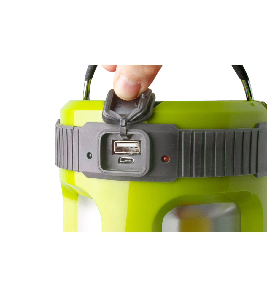 LANTERNA LED RICARICABILE DA CAMPEGGIO BRUNNER "BLAZE RG LED" NERO 600 LUMEN