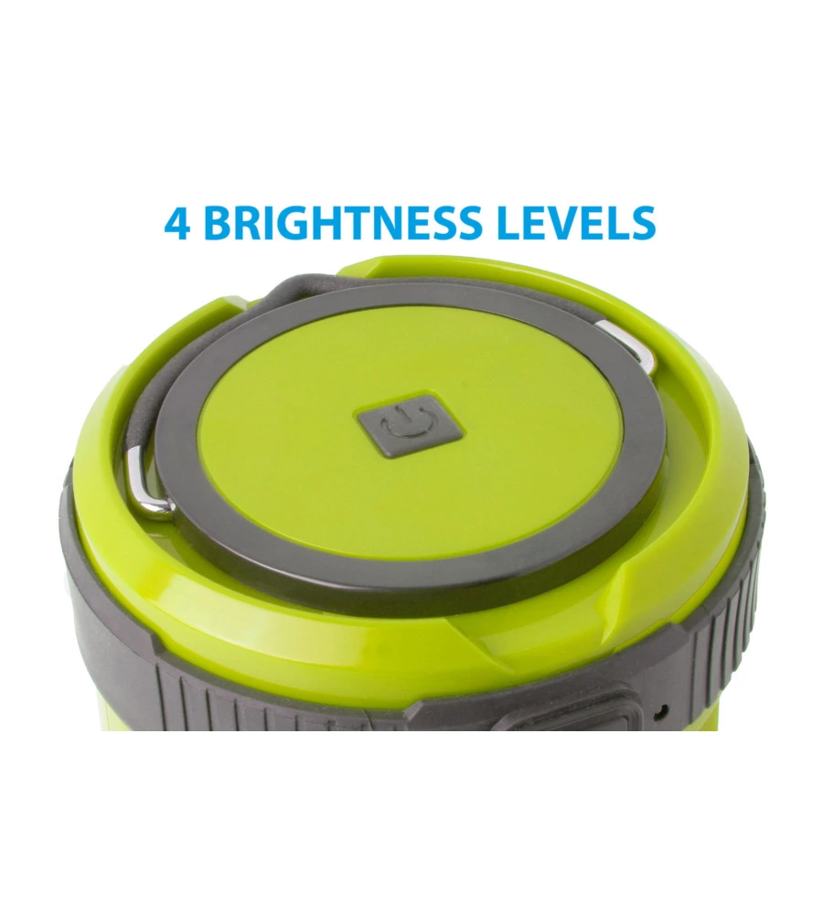 LANTERNA LED RICARICABILE DA CAMPEGGIO BRUNNER "BLAZE RG LED" NERO 600 LUMEN