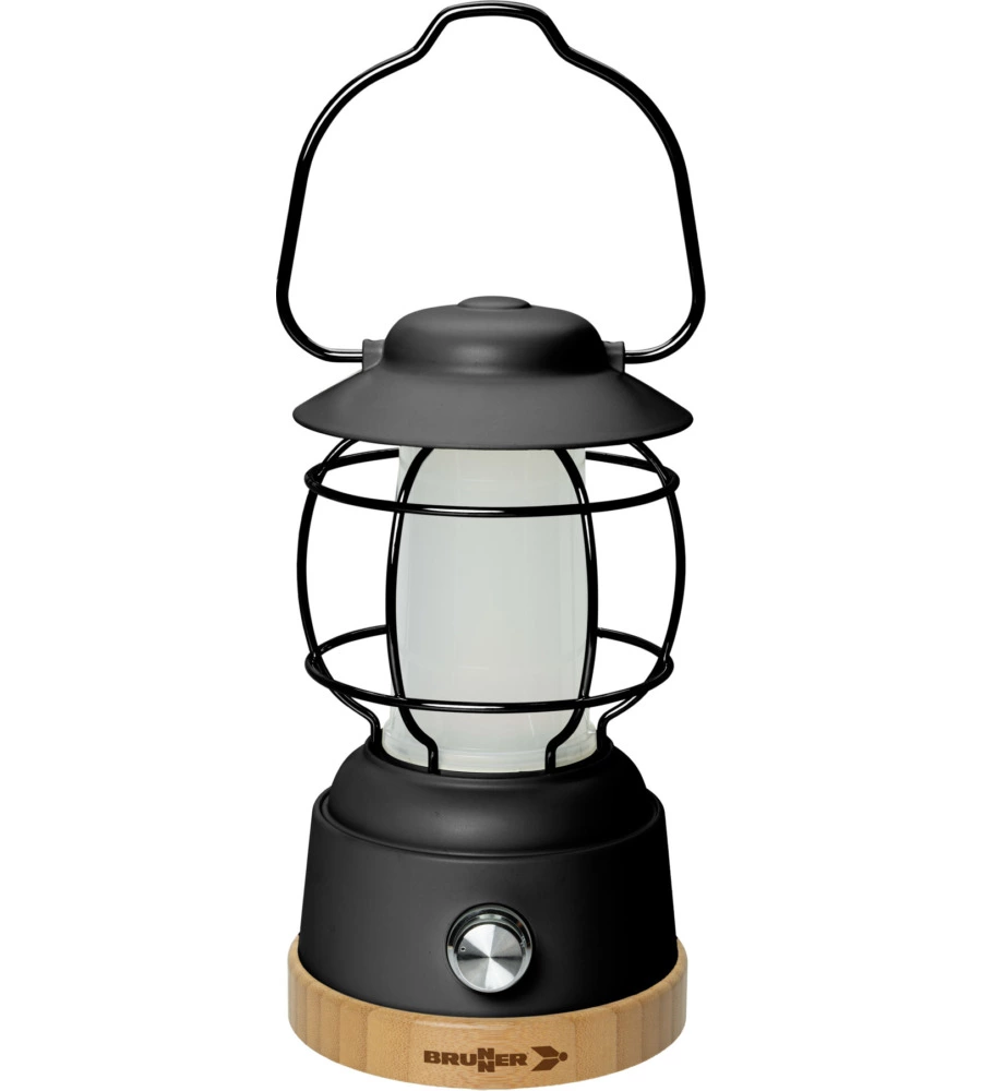 LANTERNA LED RICARICABILE DA CAMPEGGIO BRUNNER "LYSS" NERO 450 LUMEN