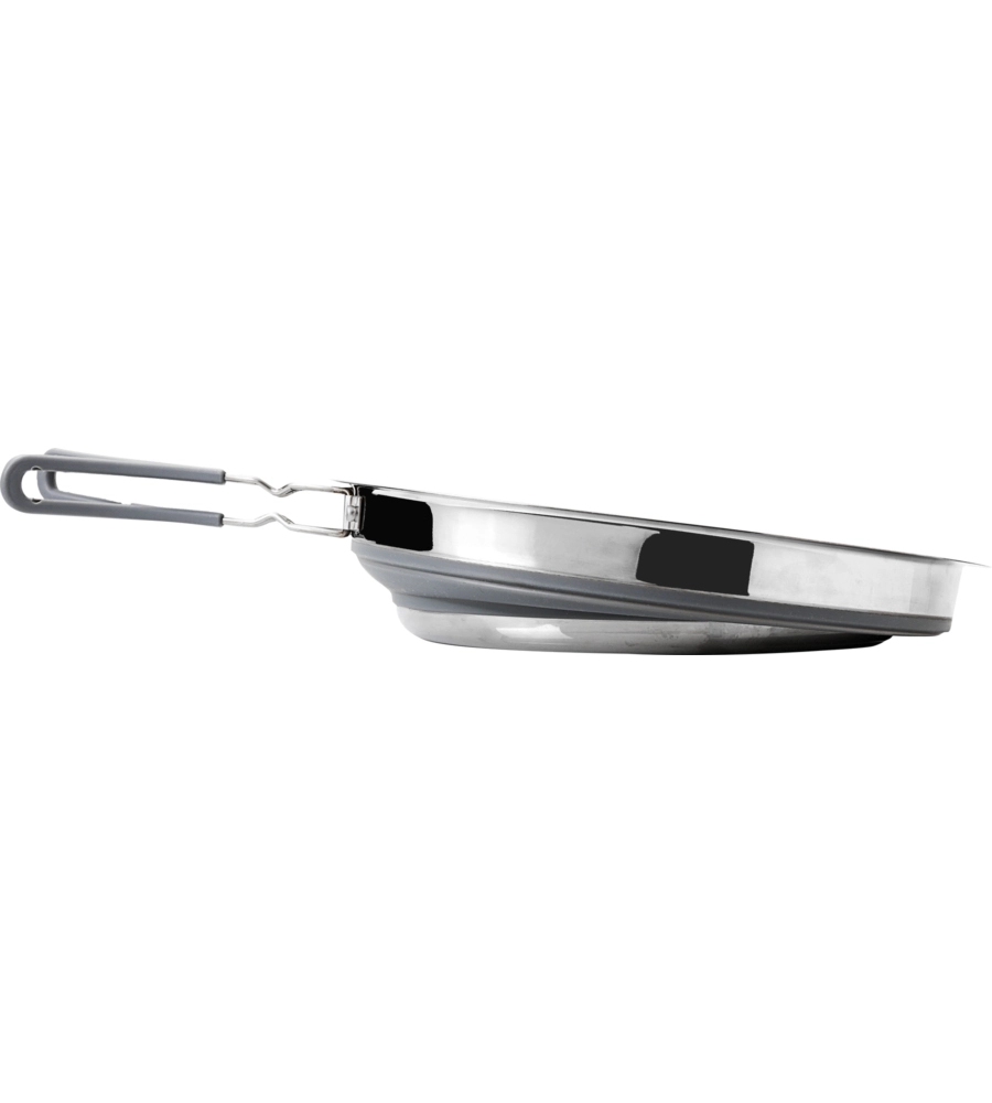 PADELLA DA CAMPEGGIO COLLASSABILE BRUNNER "VOLCANO FOLD-AWAY" Ø24 CM IN PLASTICA E ACCIAIO INOX
