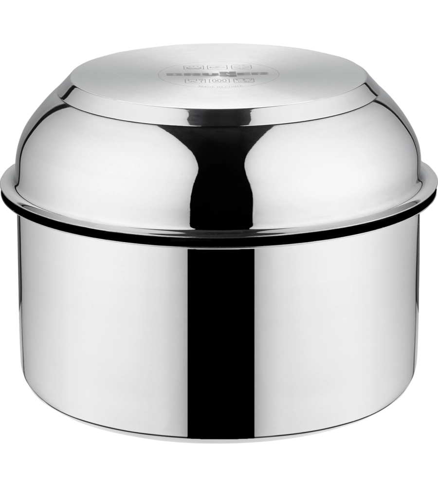SET PENTOLE DA CAMPEGGIO BRUNNER "ACADEMY MINI" IN ACCIAIO INOX