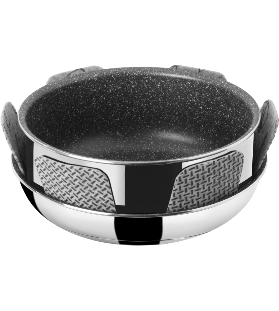 SET PENTOLE DA CAMPEGGIO BRUNNER "ACADEMY MINI" IN ACCIAIO INOX