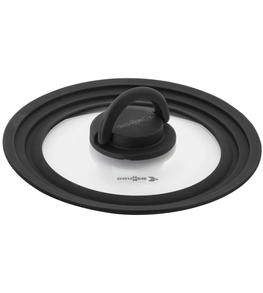 SET PENTOLE DA CAMPEGGIO BRUNNER "ACADEMY NG 7+1 Ø 20" IN ACCIAIO INOX ANTIADERENTE
