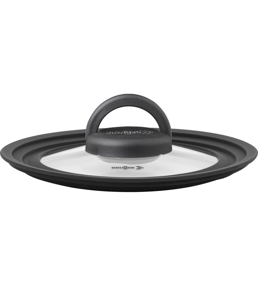 SET PENTOLE DA CAMPEGGIO BRUNNER "ACADEMY NG 7+1 Ø 20" IN ACCIAIO INOX ANTIADERENTE