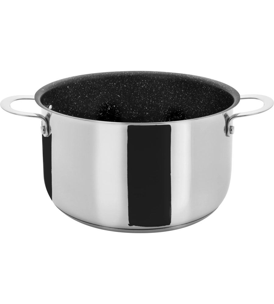 SET PENTOLE DA CAMPEGGIO BRUNNER "ACADEMY NG 7+1 Ø 20" IN ACCIAIO INOX ANTIADERENTE