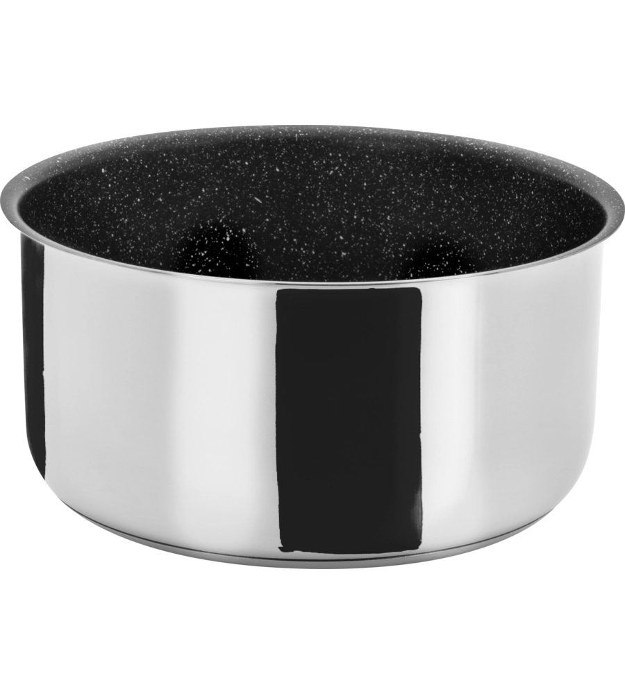 SET PENTOLE DA CAMPEGGIO BRUNNER "ACADEMY NG 7+1 Ø 20" IN ACCIAIO INOX ANTIADERENTE