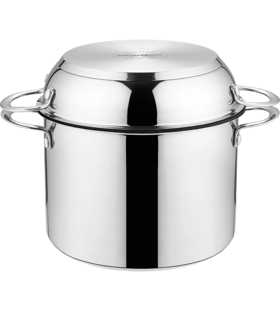 SET PENTOLE DA CAMPEGGIO BRUNNER "ACADEMY NG 7+1 Ø 20" IN ACCIAIO INOX ANTIADERENTE