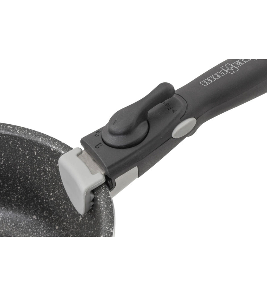SET PENTOLE DA CAMPEGGIO BRUNNER "ACADEMY HIGH NG 7+1 Ø 22" IN ACCIAIO INOX ANTIADERENTE