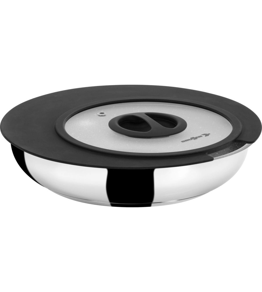 PADELLA DA CAMPEGGIO BRUNNER "ACADEMY PAN Ø 22" CON COPERCHIO E MANICO STACCABILE